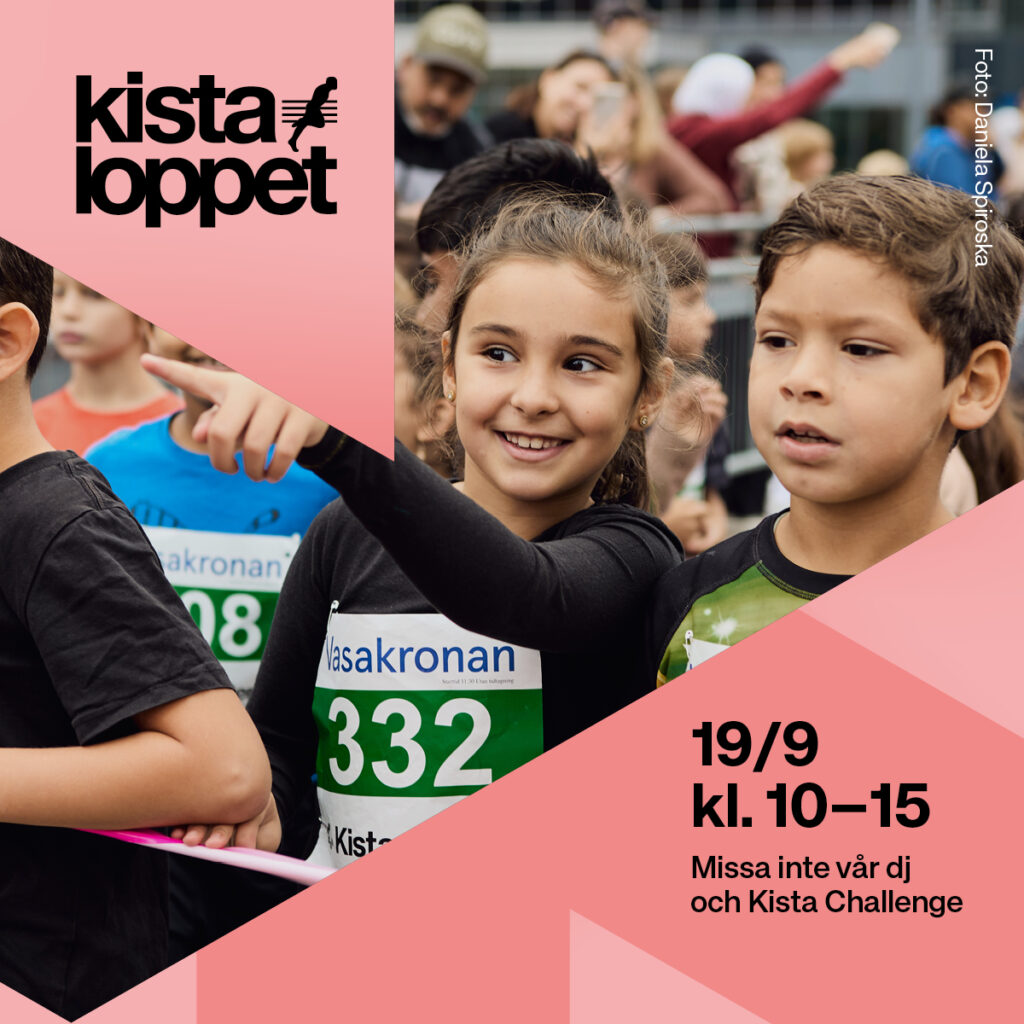 Fotot visar barn som ska springa ett lopp